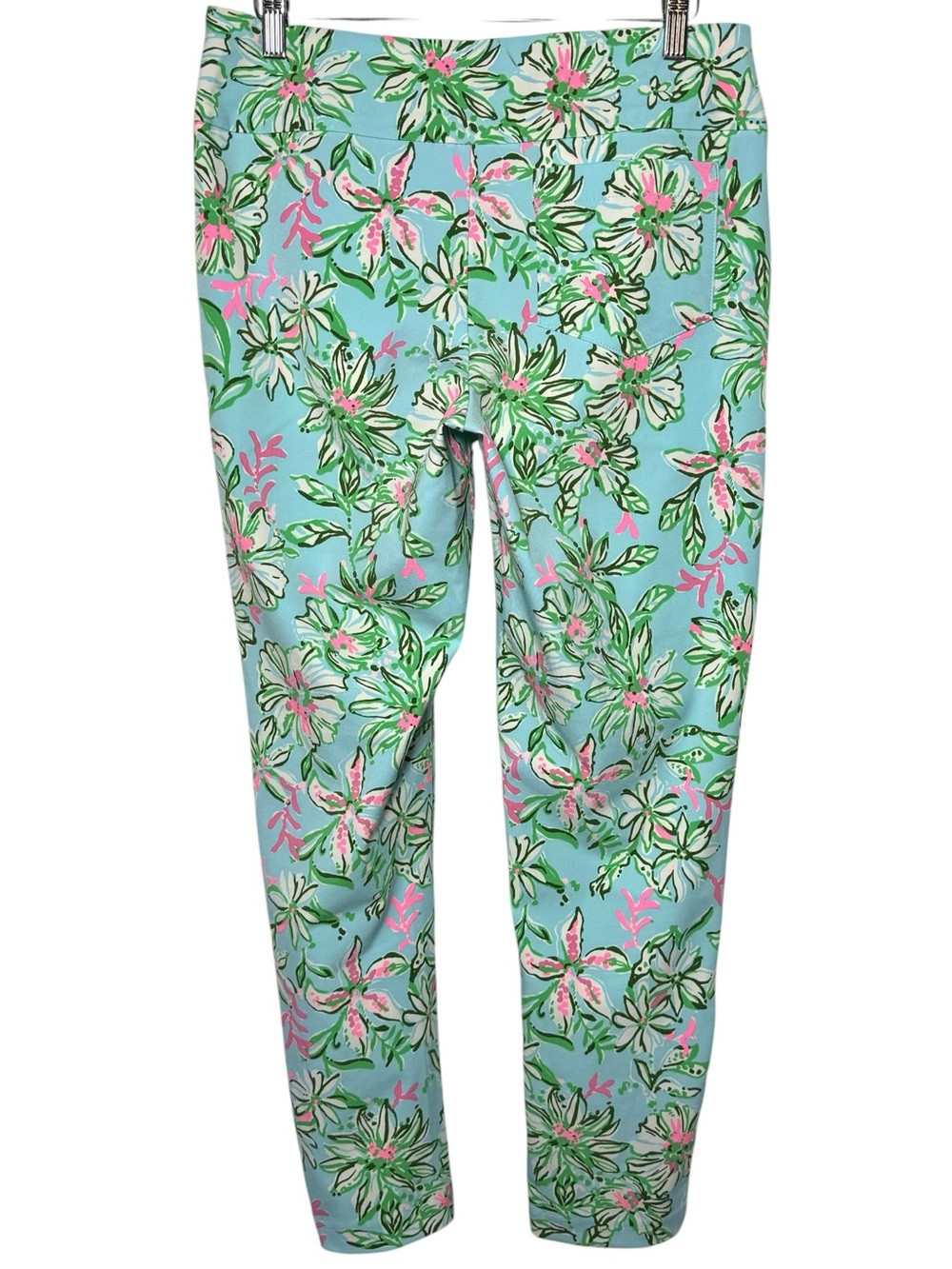 Lilly Pulitzer Luxletic Corso Pant Multi Lil Sun Of A Bun Golf Size 8 - Picture 4 of 10